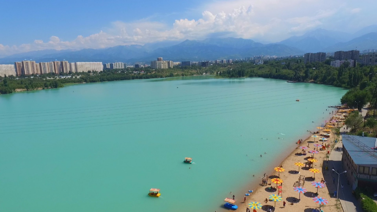 Казахстан Алматы водохранилище